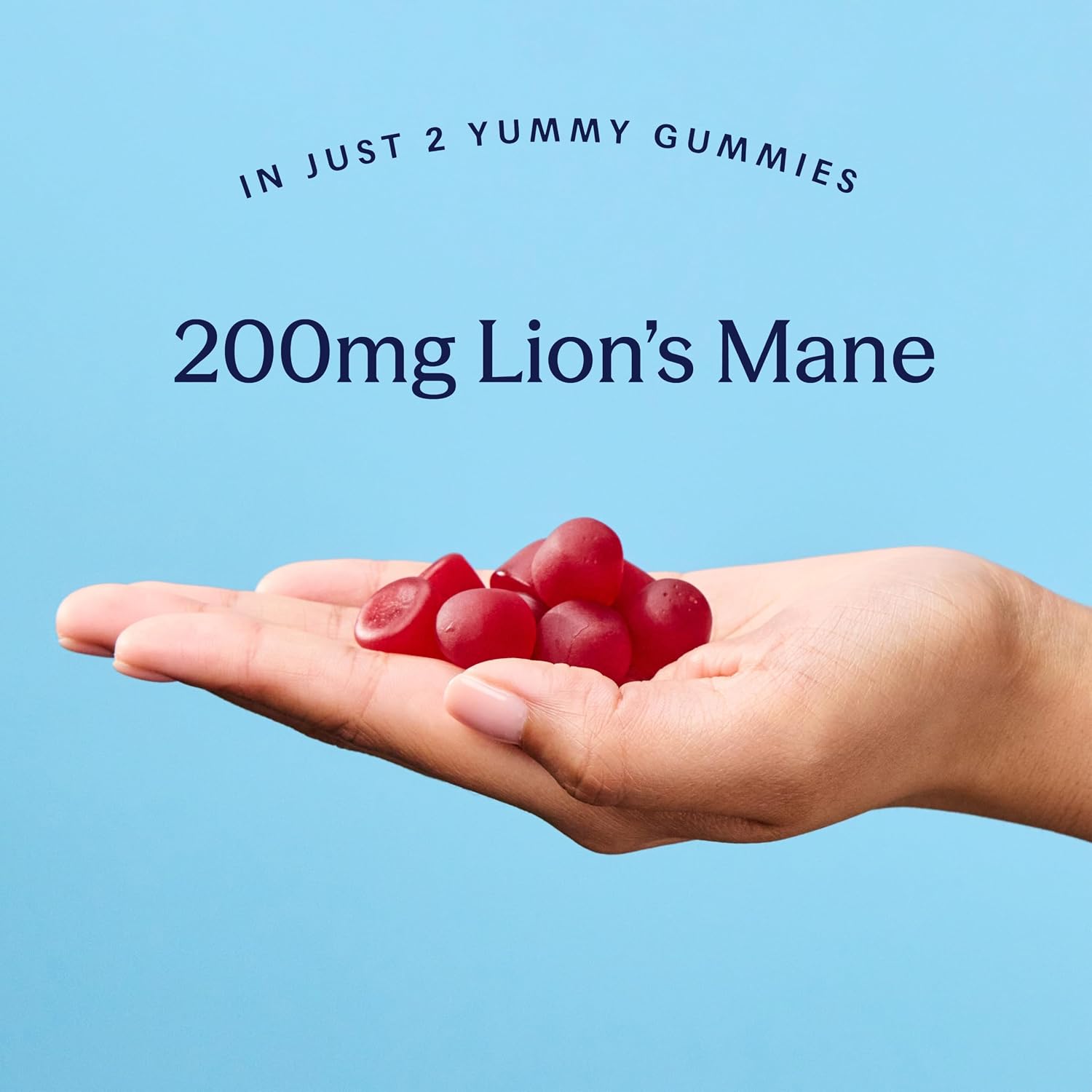 Detalle 2 de TRIP Lion’s Mane Gummies Raspberry – High Strength 6000MG per Pack (60 Vegan Gummies)