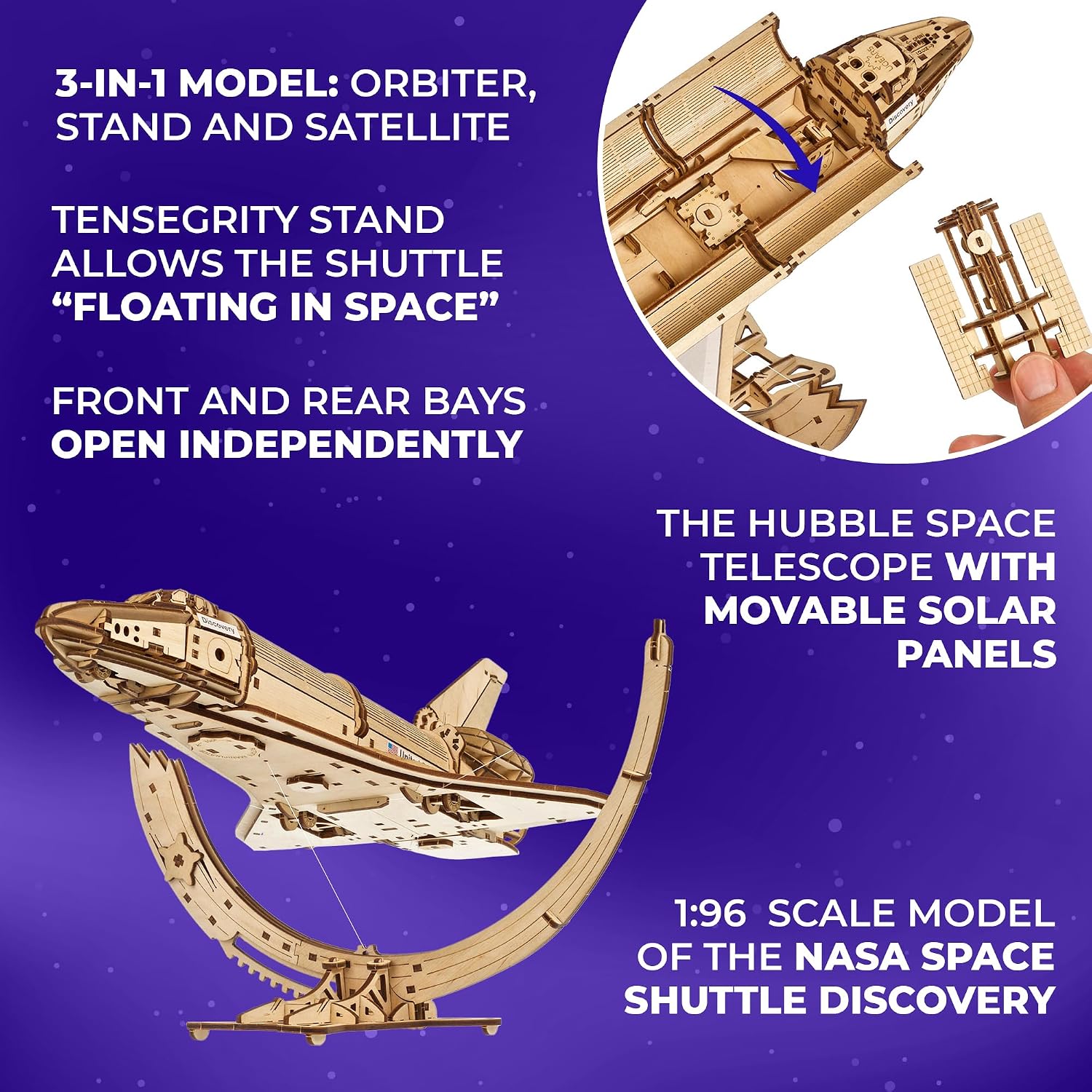 Thumbnail 2 de NASA Space Shuttle 3D Puzzle 1:96