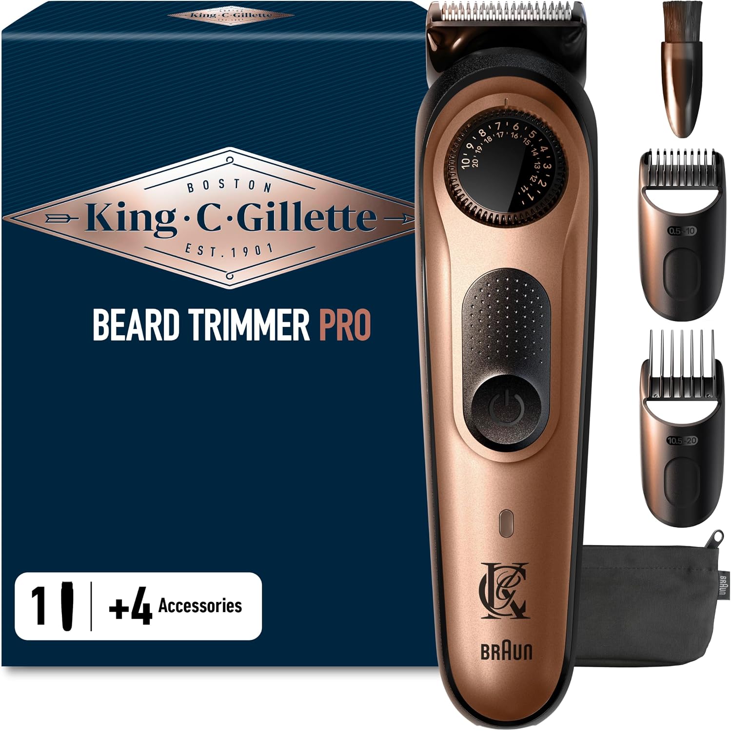 Detalle de King C. Gillette Rasoio regolabarba PRO 40 🪒