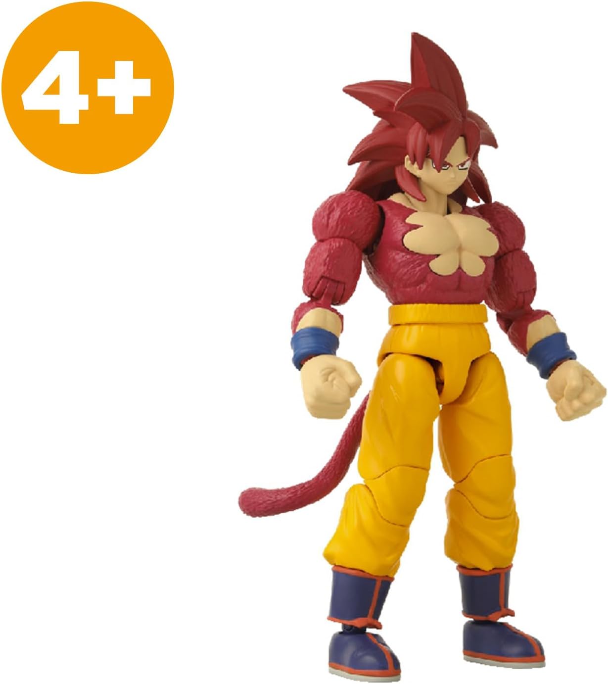 Detalle 2 de BANDAI Dragon Ball Daima Super Saiyan 4 Goku – Dragon Stars 17 cm, SNODATA, licenza ufficiale Dragon Ball