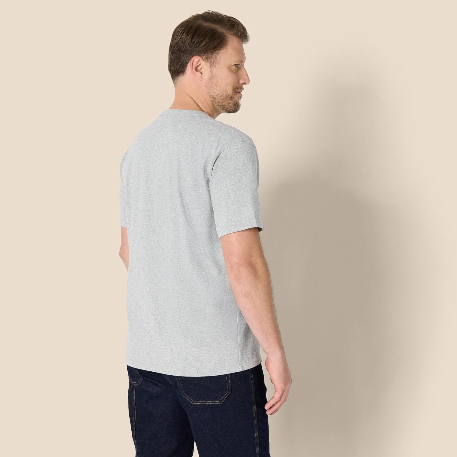 Thumbnail 3 de Amazon Essentials Men's Relaxed-Fit Heavyweight Cotton T-Shirt
