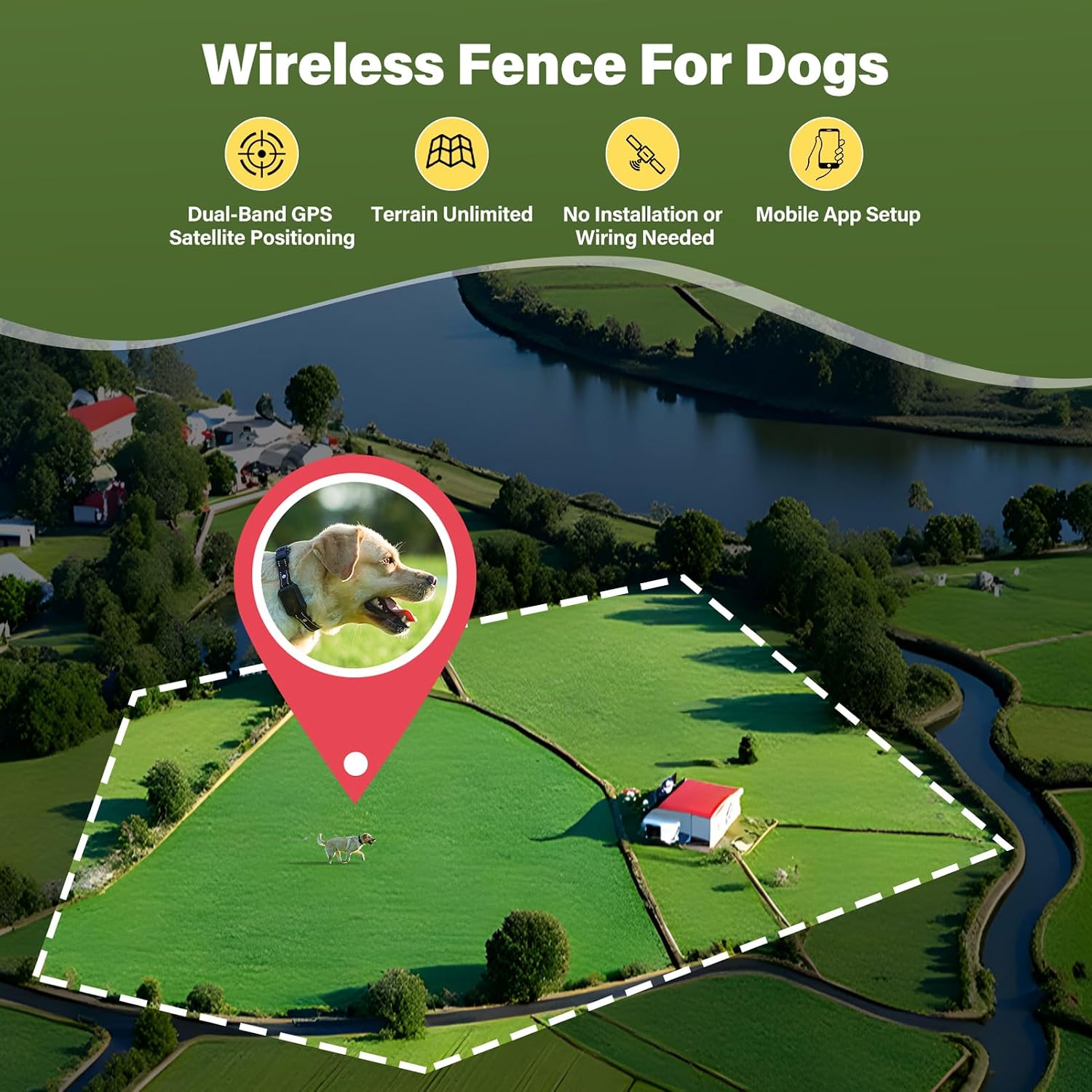 Thumbnail 1 de GPS Wireless Dog Fence System