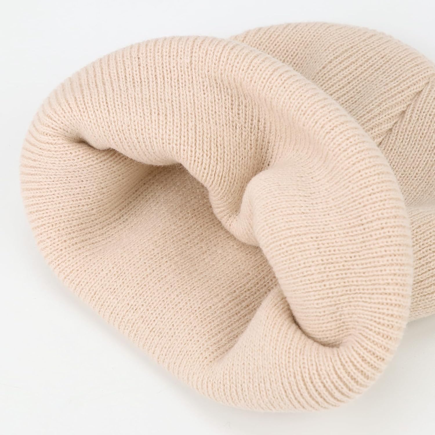 Detalle de DRESHOW Toddler Beanie Kids Winter Hat (soft knit, cotton blend) for 6 months–7 years