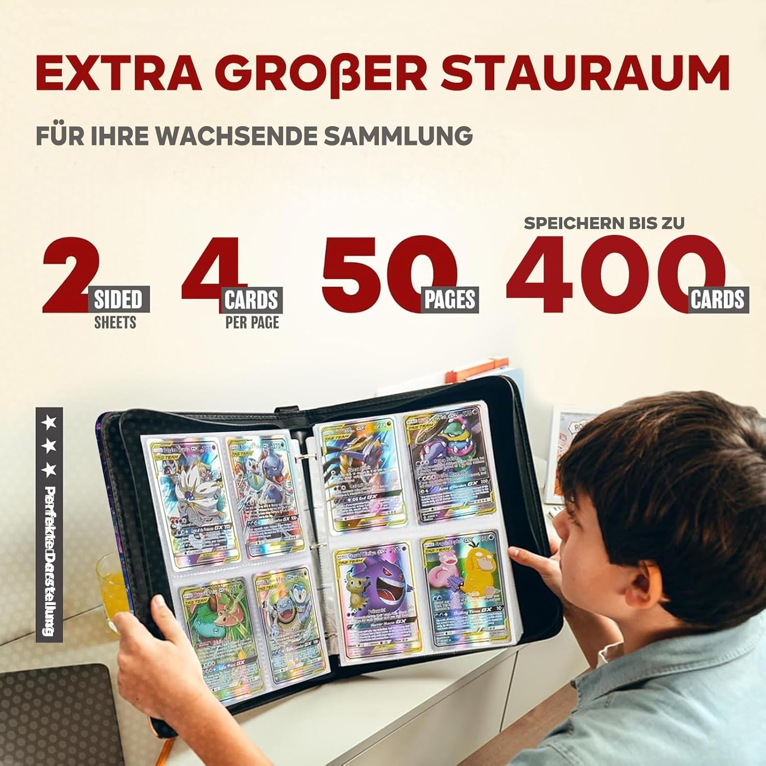 Thumbnail 2 de Raccoglitore carte Pokémon 50 pagine, 400 slot 📚