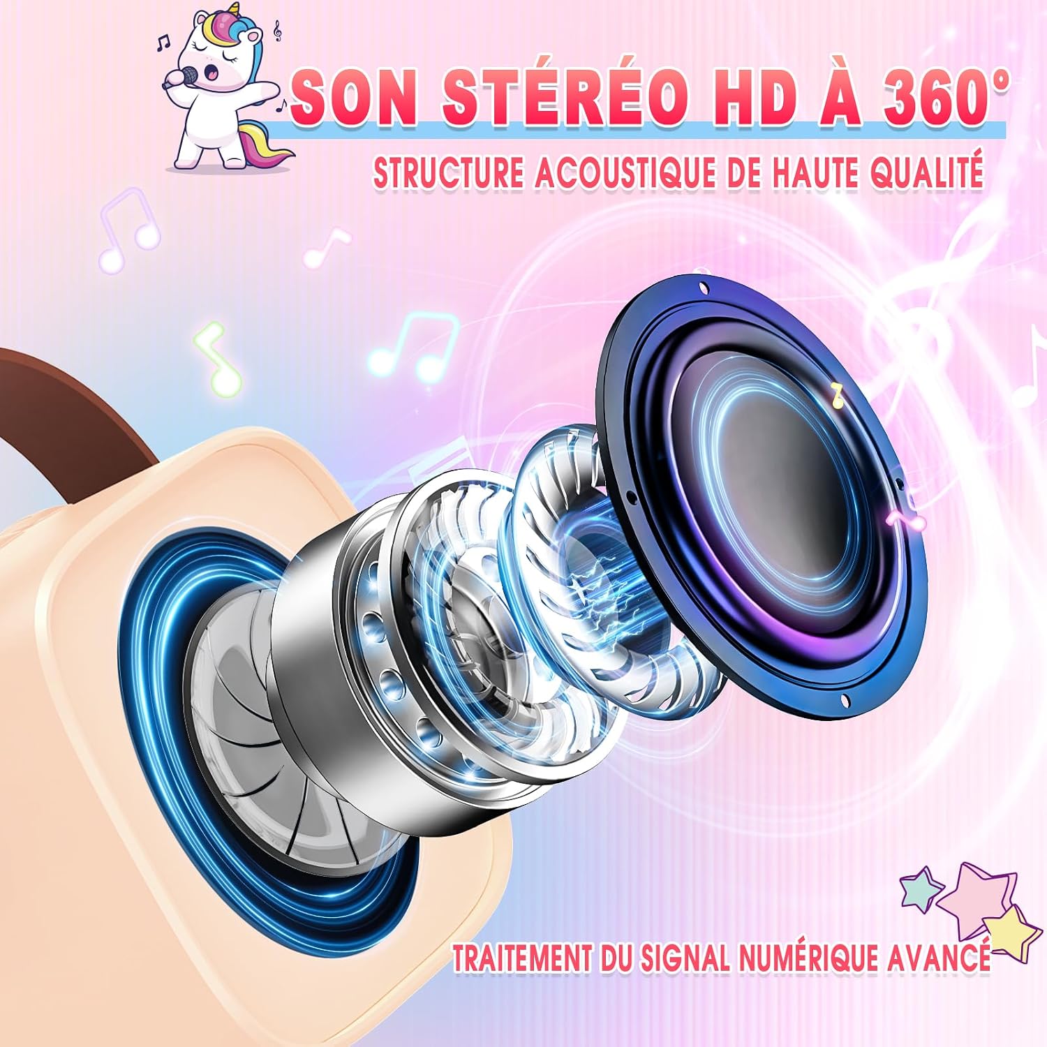 Detalle de Dislocati Micro Enfant karaoké 540 g 🎤