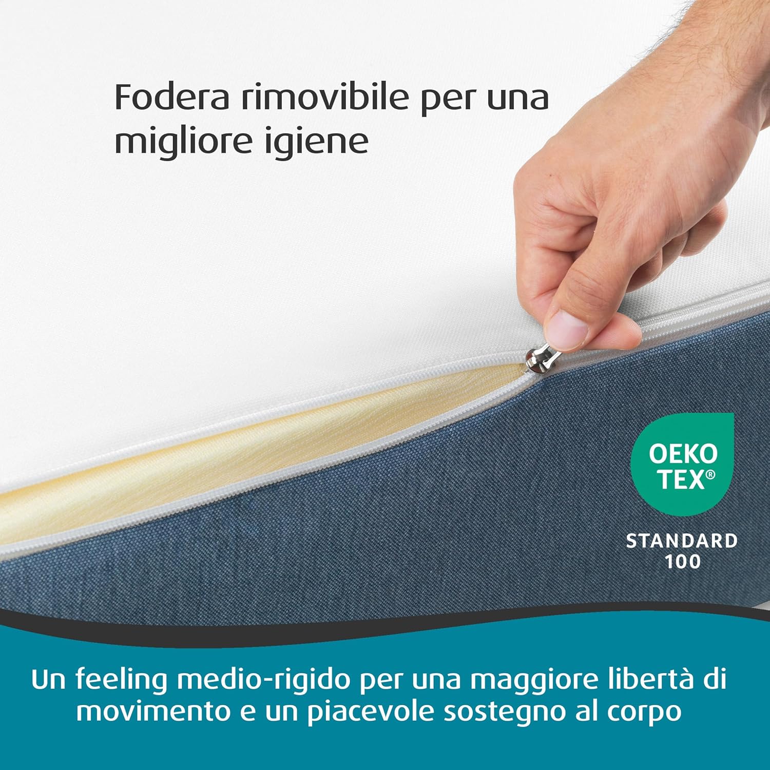 Thumbnail 4 de TEMPUR EASE materasso arrotolato singolo 90 x 200 cm – memory foam, fodera lavabile