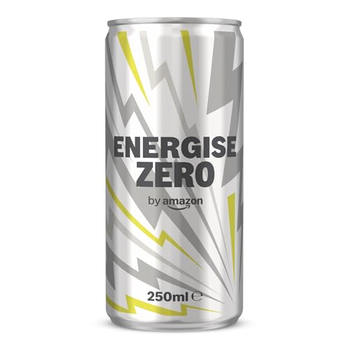 Thumbnail 2 de by Amazon Energise Zero, 24 x 250ml – kalorienarme, zuckerfreie Kohlensäurehaltige Energy-Drinks mit Vitaminen