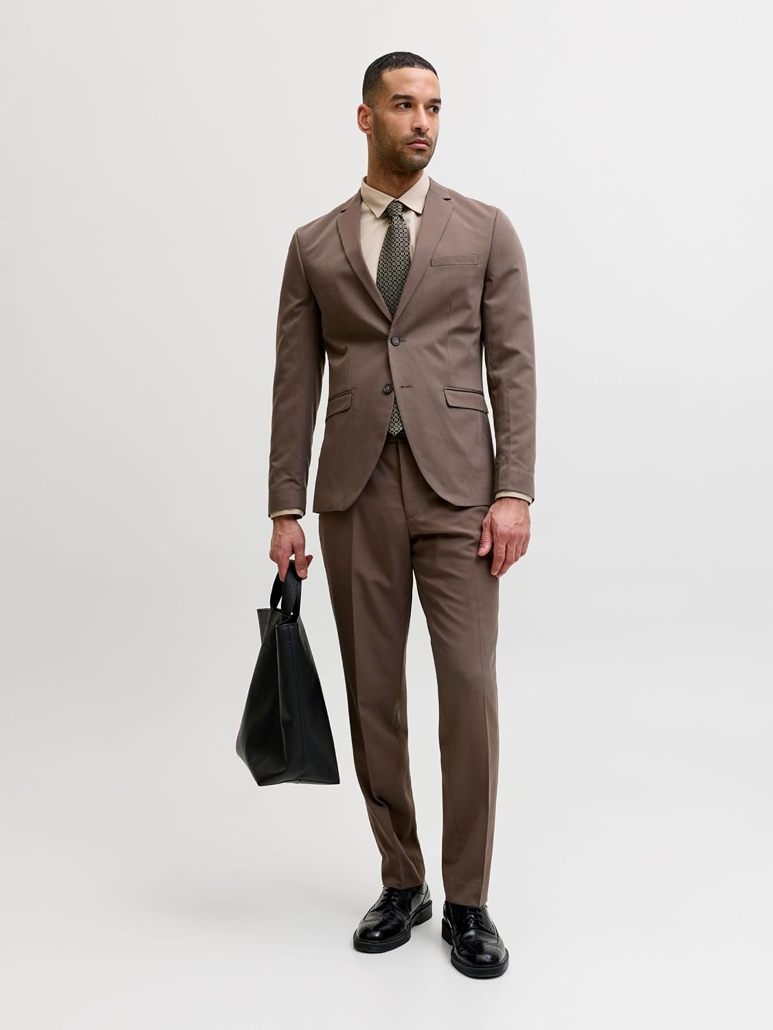 Detalle de JACK & JONES Male Einreihiger Blazer und Hose JPRFRANCO Super Slim Fit Anzug