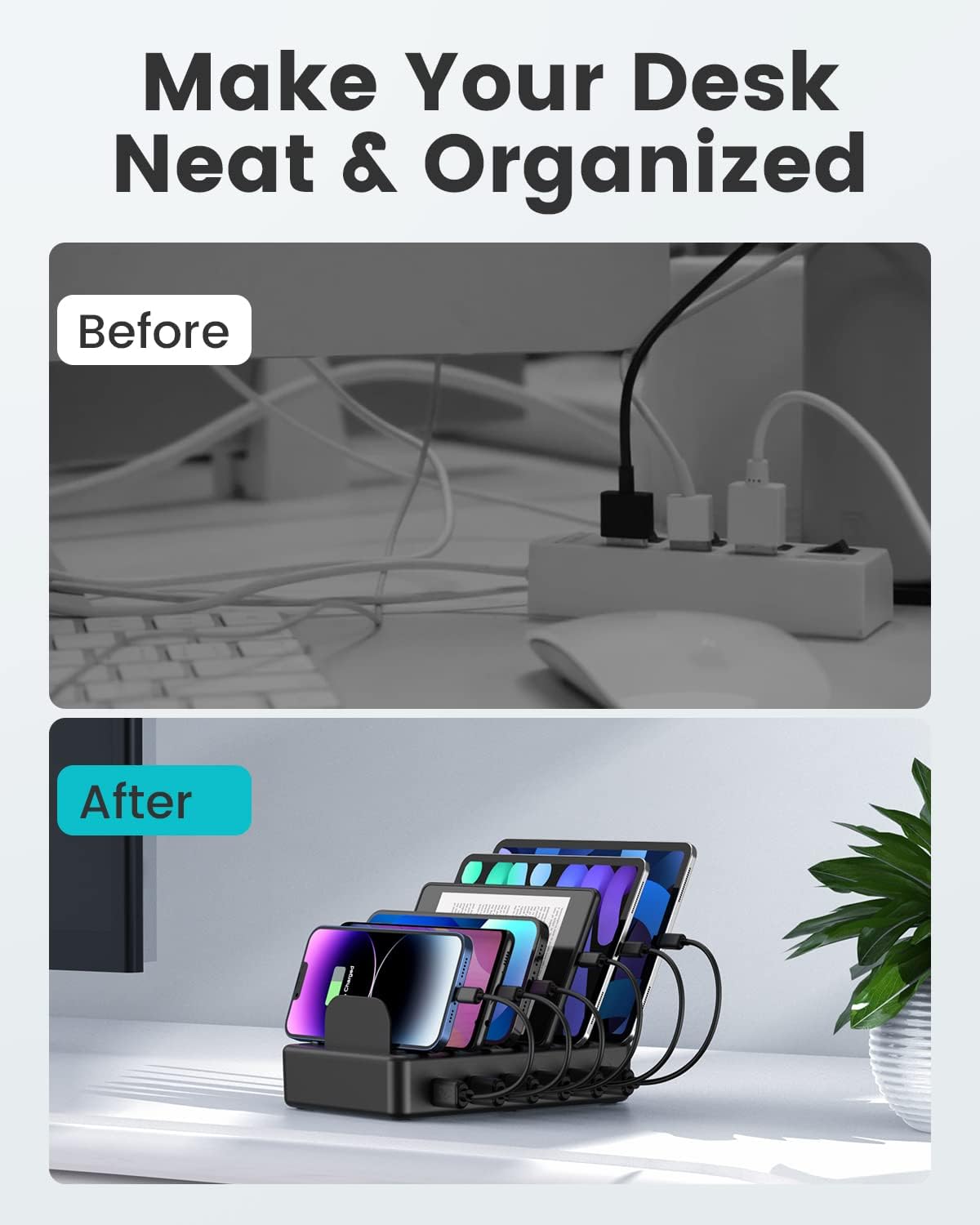 Thumbnail 1 de Creative Design 50W 6-Port Charger Station
