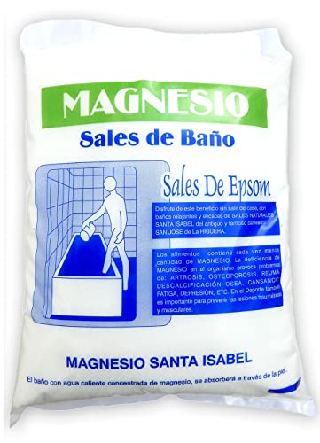 Detalle de Sales de Epsom Naturales 4,5 kg. Magnesio Santa Isabel — del antiguo Balneario de La Higuera