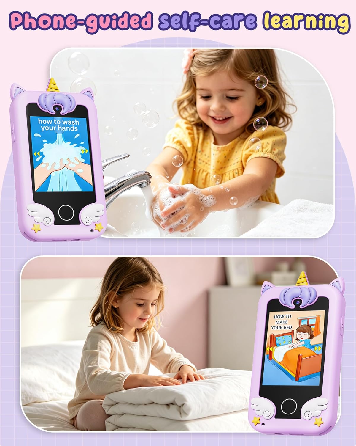 Thumbnail 4 de UCIDCI Kids Phone for Girls Toy with Dual Camera 🎀