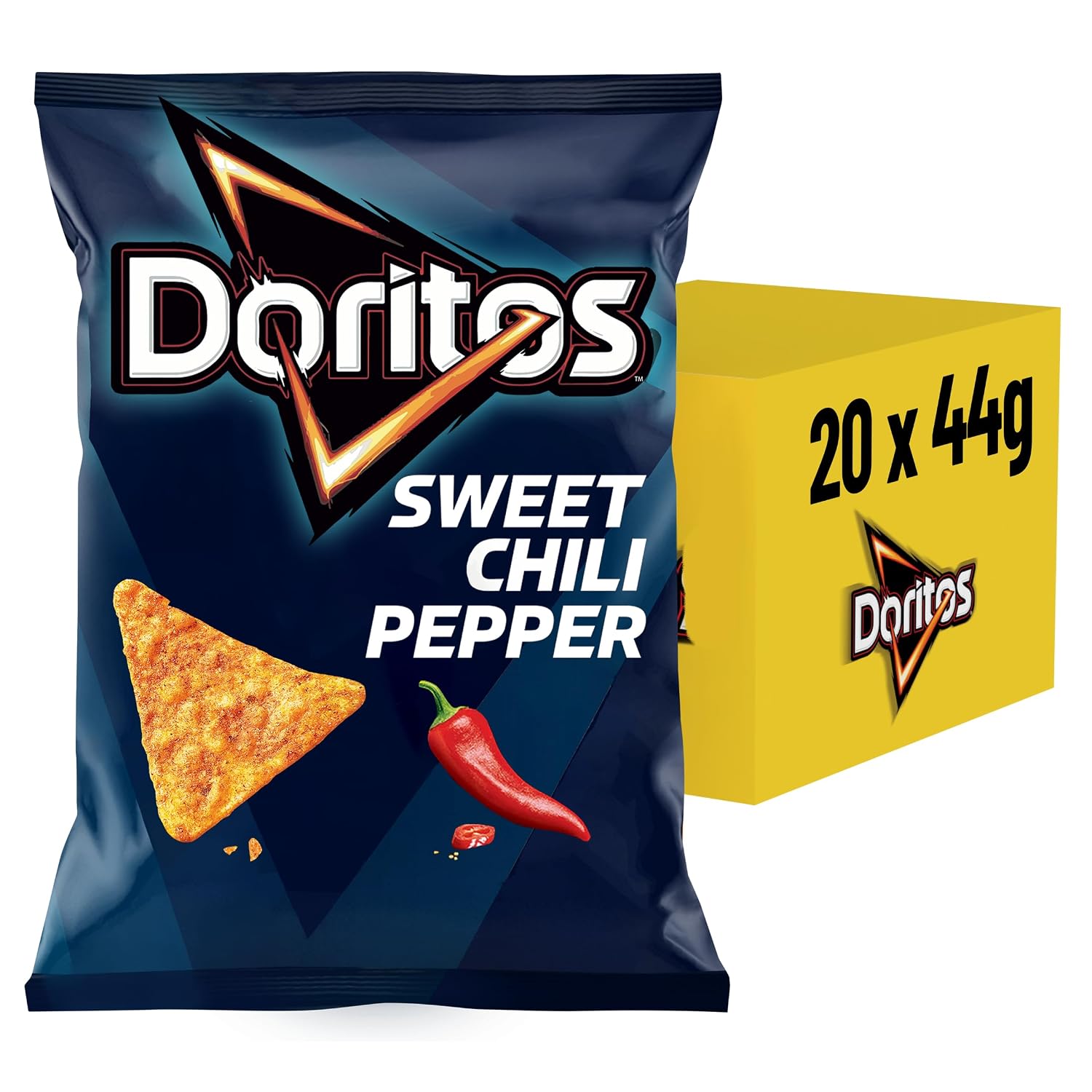 Detalle 2 de Doritos Sweet Chili Pepper 20×44 g 🍿
