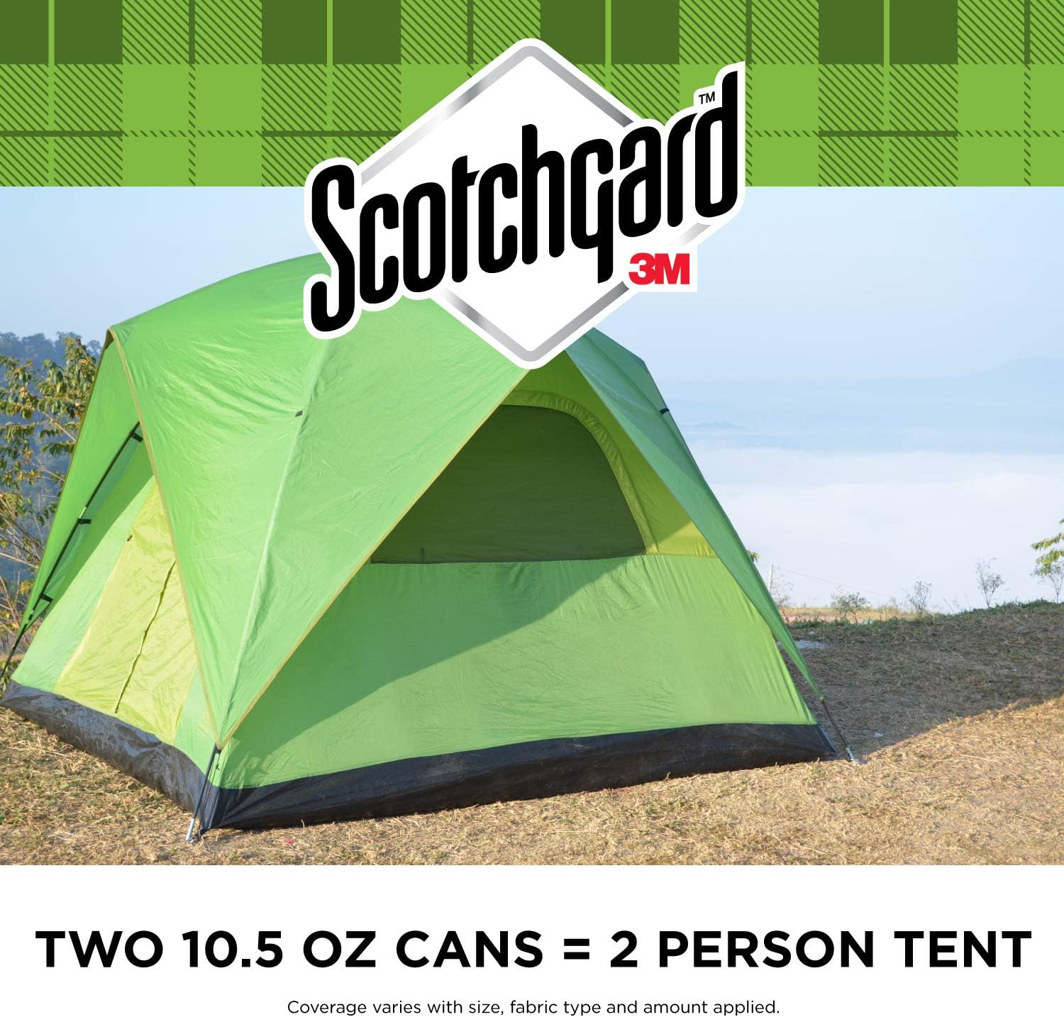 Detalle de Scotchgard Heavy Duty Water Shield 400 ml – Water Repellent Spray for Outerwear, Tents, Backpacks, Canvas, Polyester and Nylon