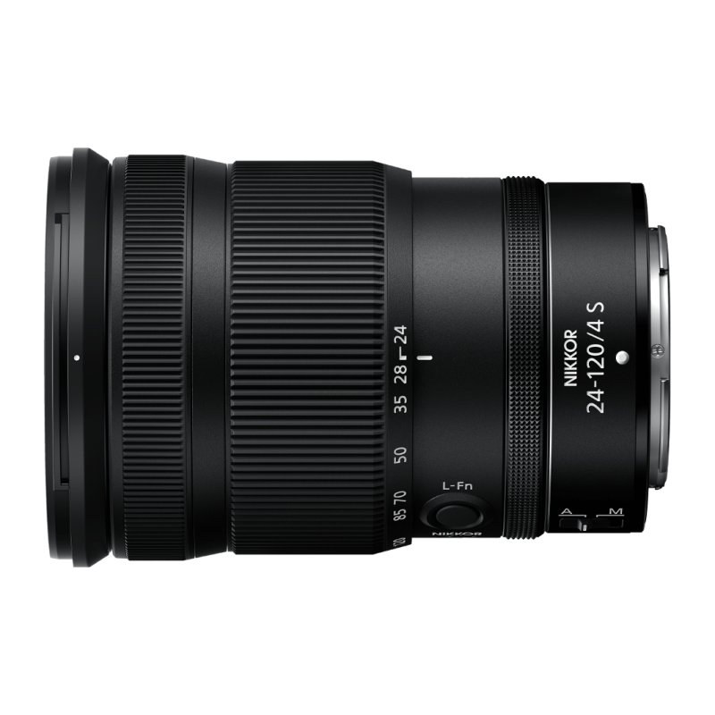Detalle de Nikon NIKKOR Z 24-120mm f/4 S: versatilidad óptica en un zoom compacto para Z