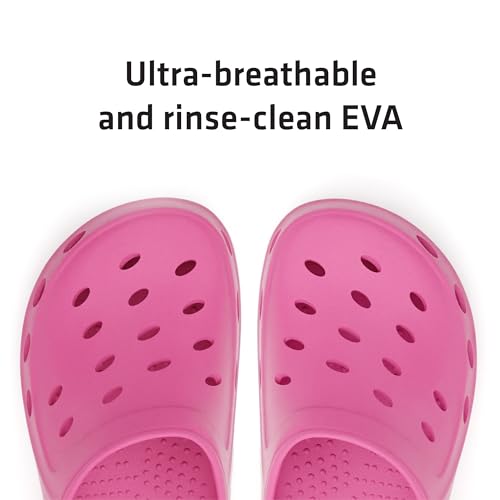 Detalle de Lakeland Active Children's Silloth Lightweight Ventilated Clogs – Hot Pink (11 Child UK)