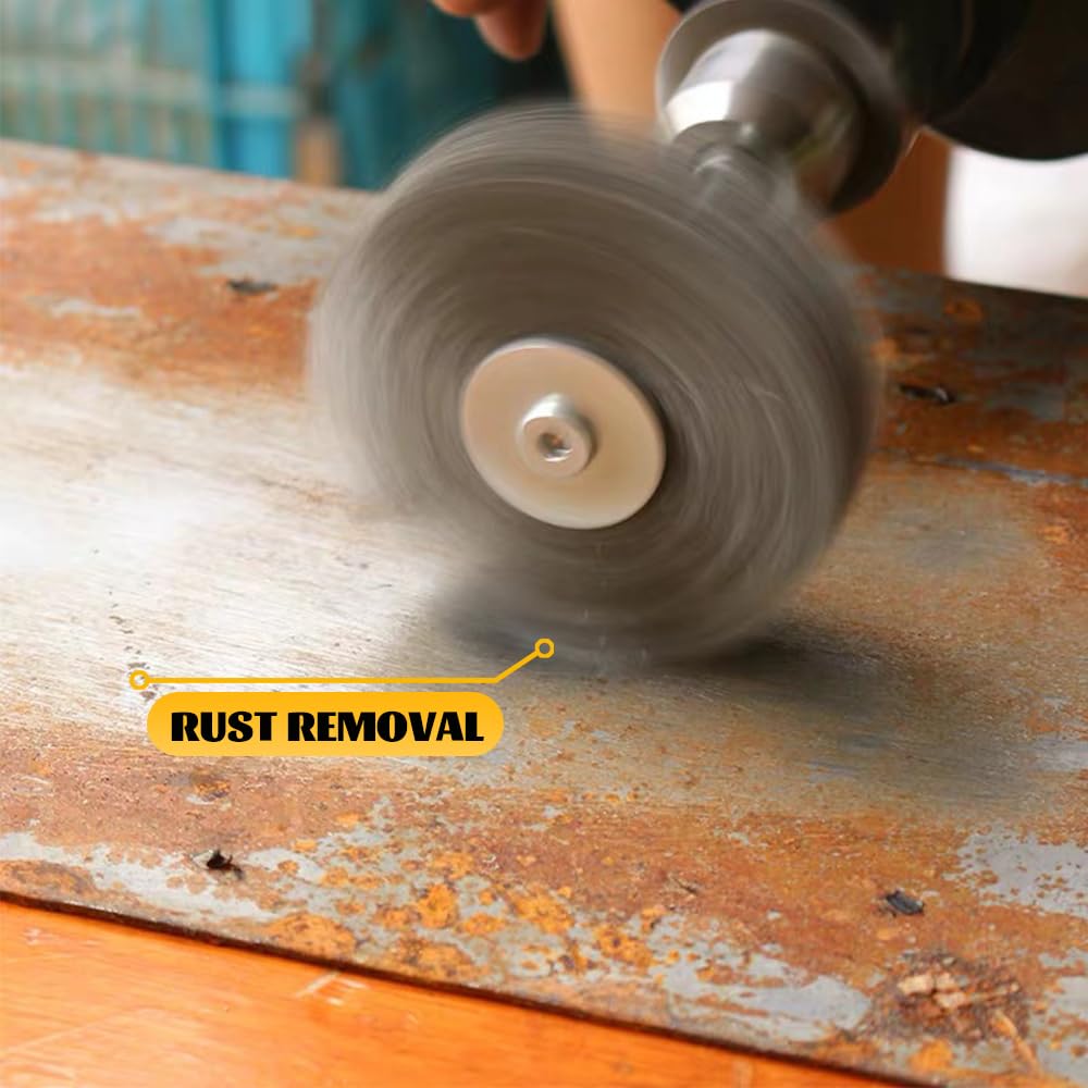 Thumbnail 3 de Wire Wheel Cup Brush Set 8 pcs 🛠️