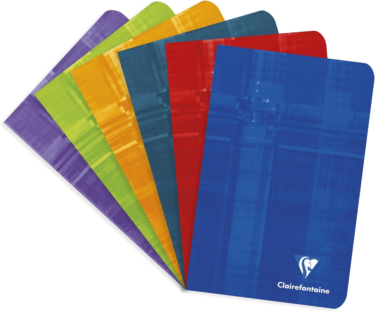 Detalle de Clairefontaine 3642C – Lot de 10 Carnets Agrafés A6 96 Pages, Papier 90 g/m²