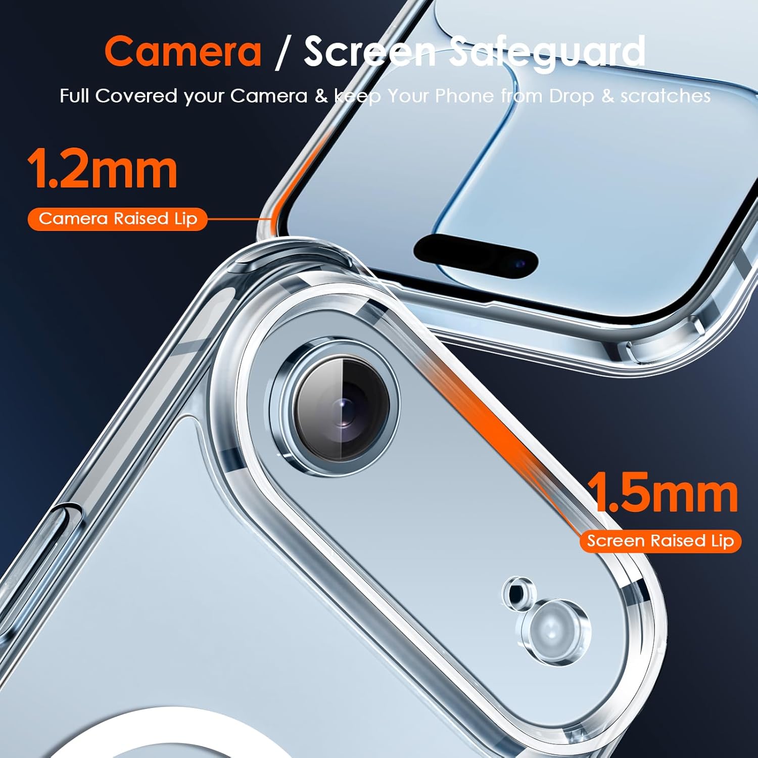 Thumbnail 6 de Coque magnétique iPhone Air ivoler compatible MagSafe, transparente anti-rayures et pare-chocs TPU