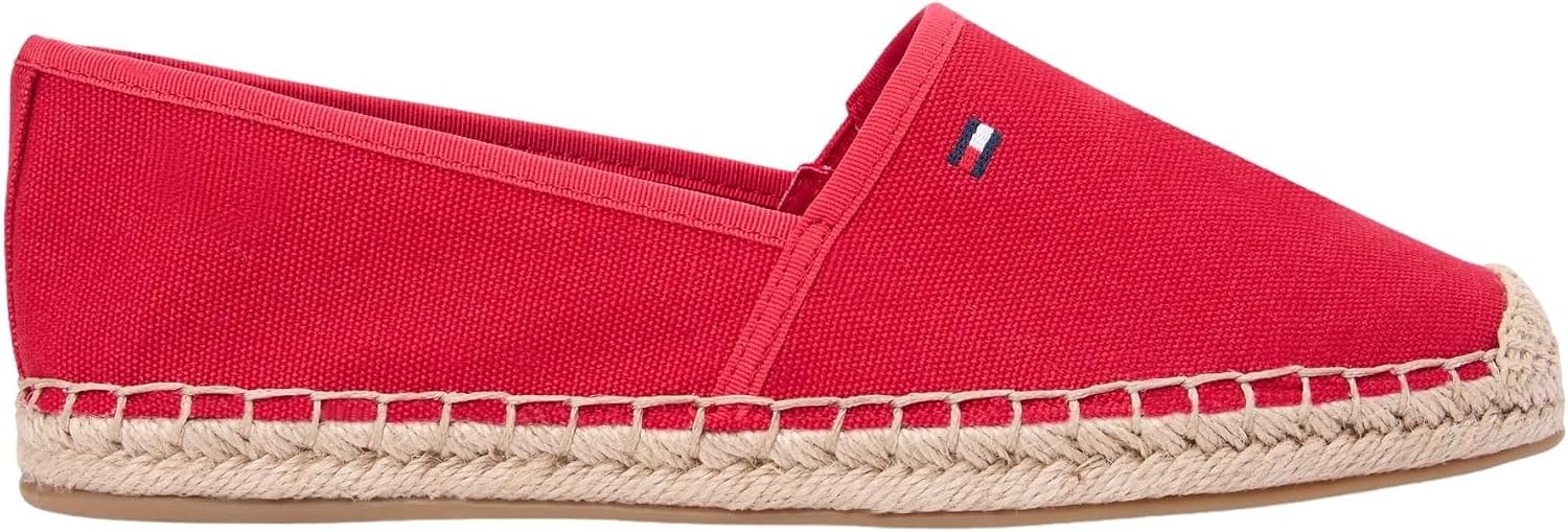 Thumbnail 6 de Tommy Hilfiger Flag Canvas Espadrille Slipper Beige