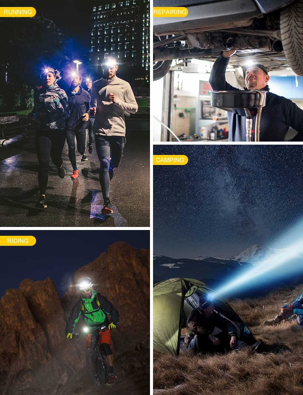 Thumbnail 6 de CIRYCASE Rechargeable LED Headlamp 200 Lumens