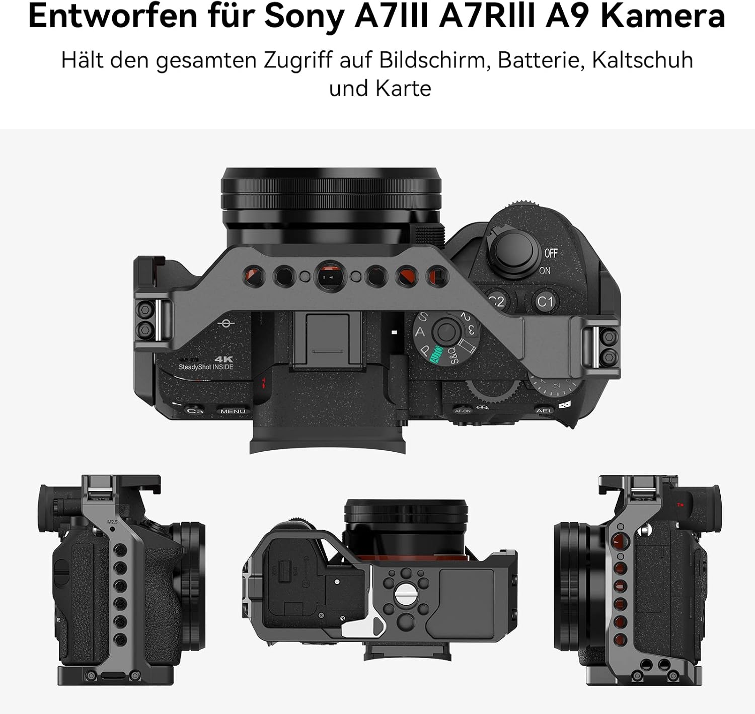 Detalle de SMALLRIG A7 III Cage A73 für Sony A7