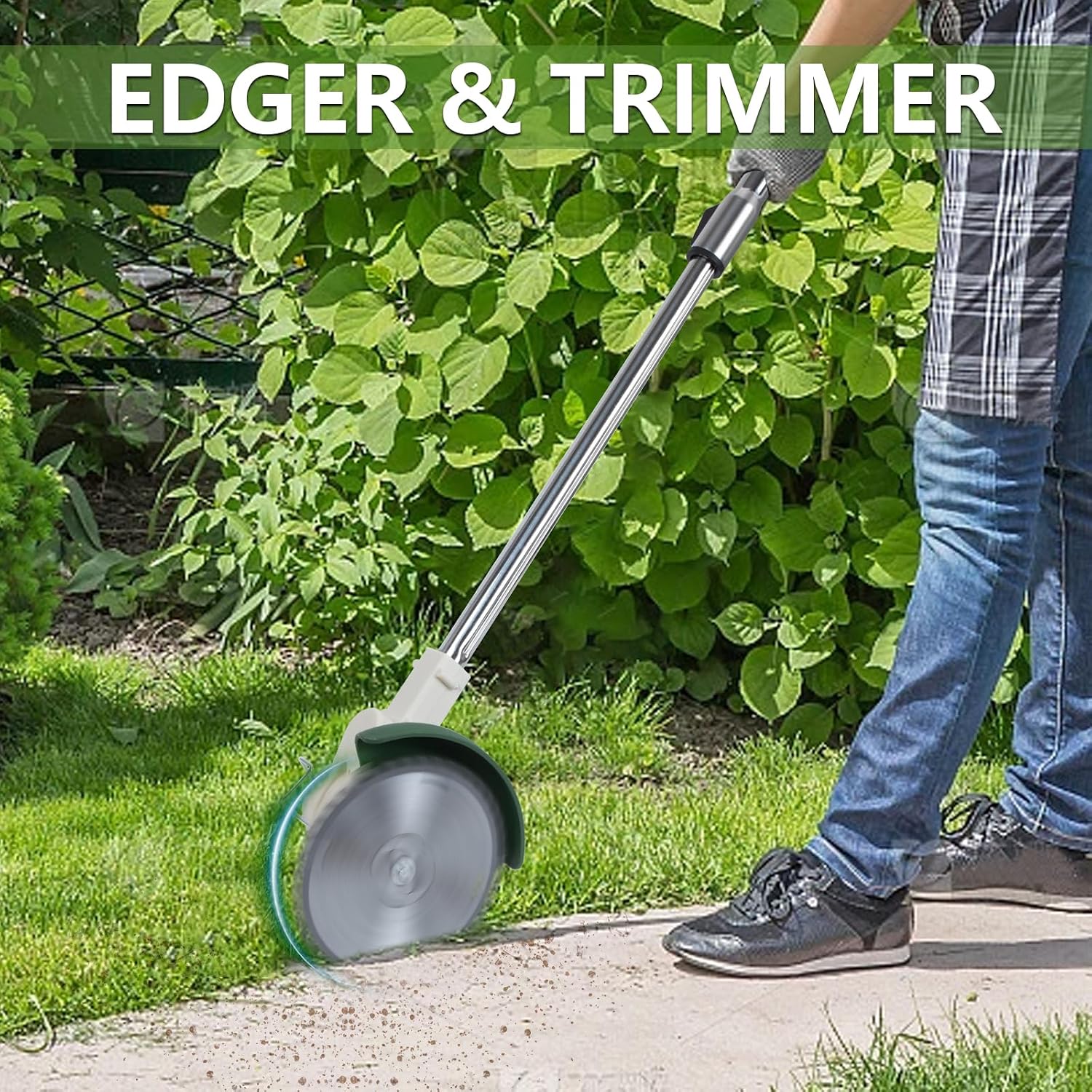 Thumbnail 6 de Cordless Grass Trimmer with Metal Blades (allOne 21V) – 3-in-1 stringless strimmer with 2 x 4.0Ah batteries
