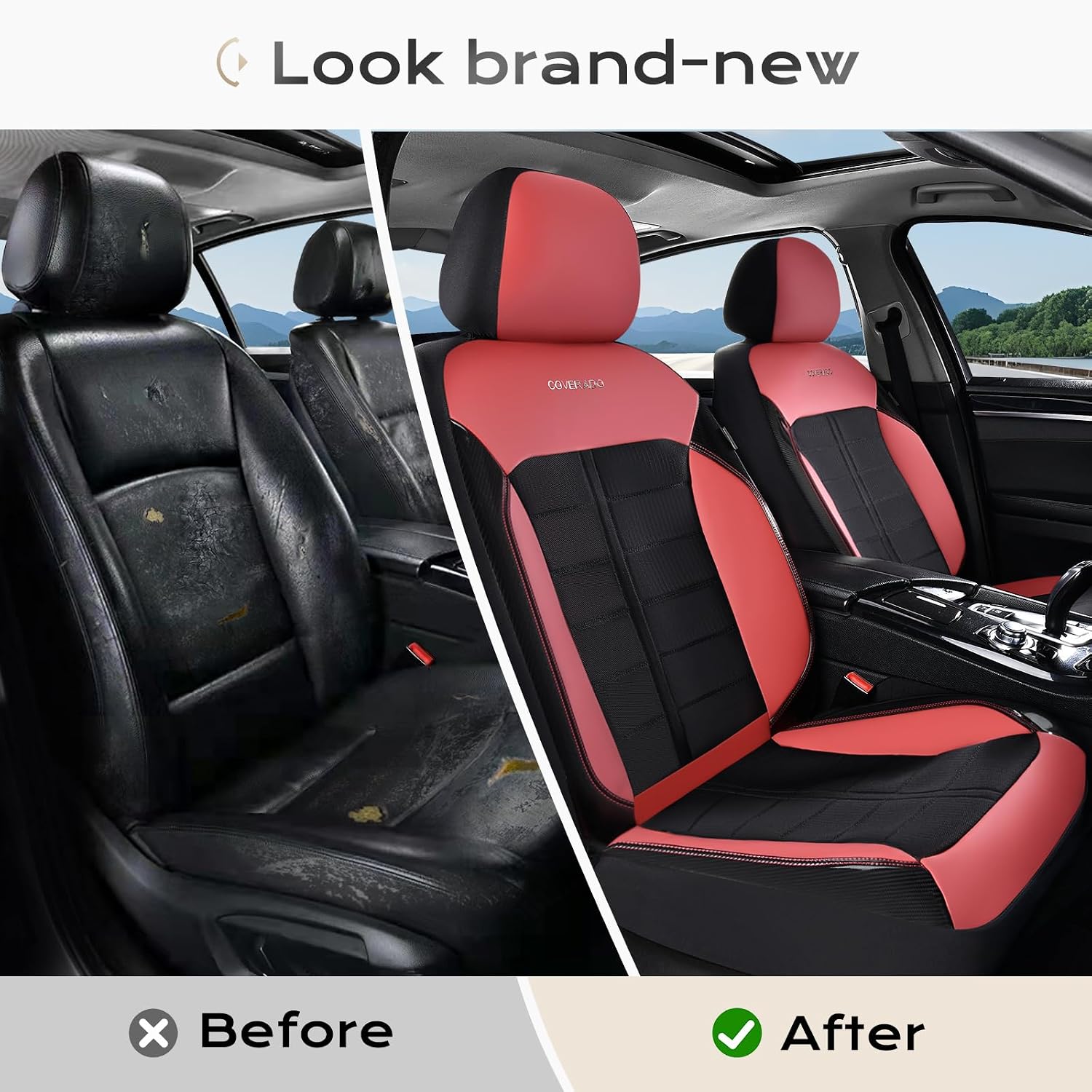 Thumbnail 5 de Coverado Car Seat Covers 3D Air Mesh