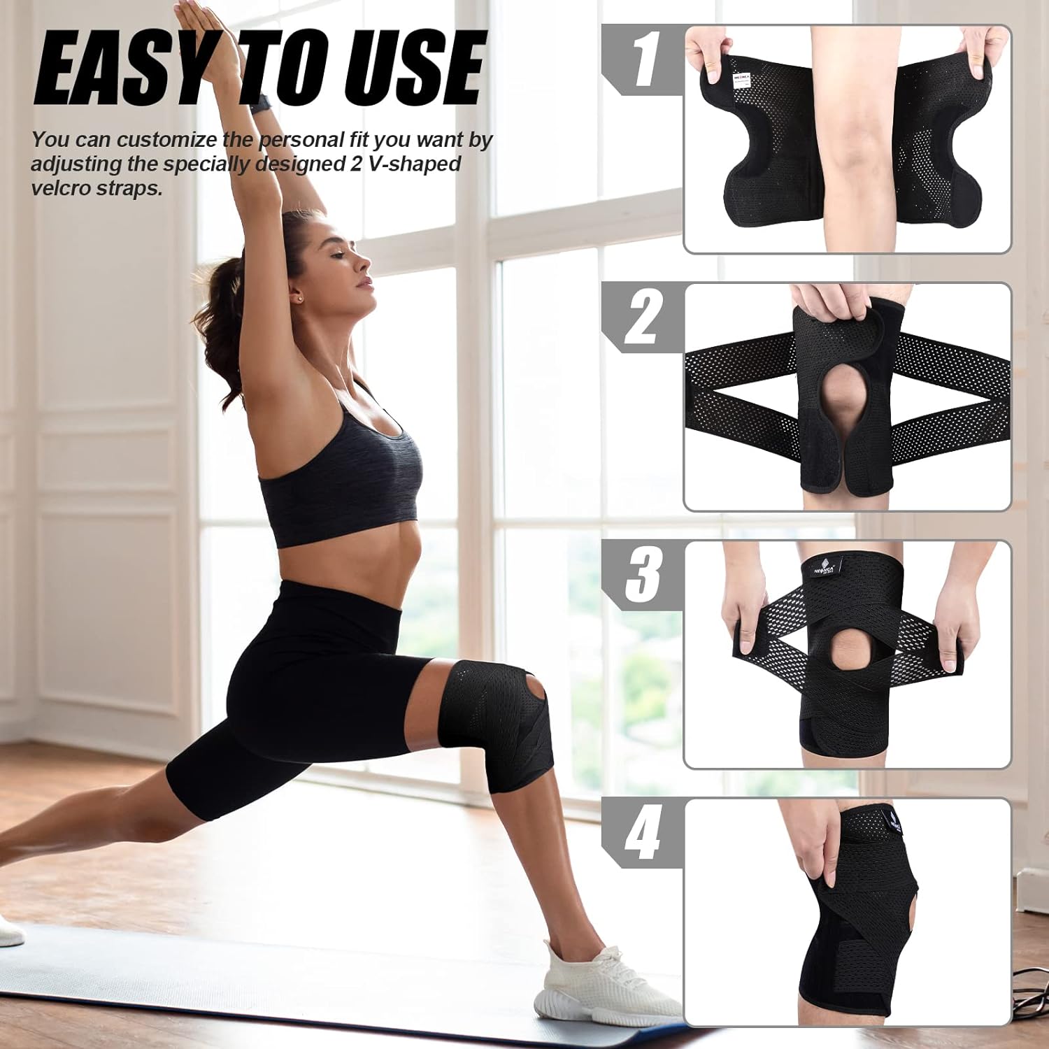 Thumbnail 5 de NEENCA Knee Brace for Knee Pain: Support, Comfort, and Stability in One Wrap