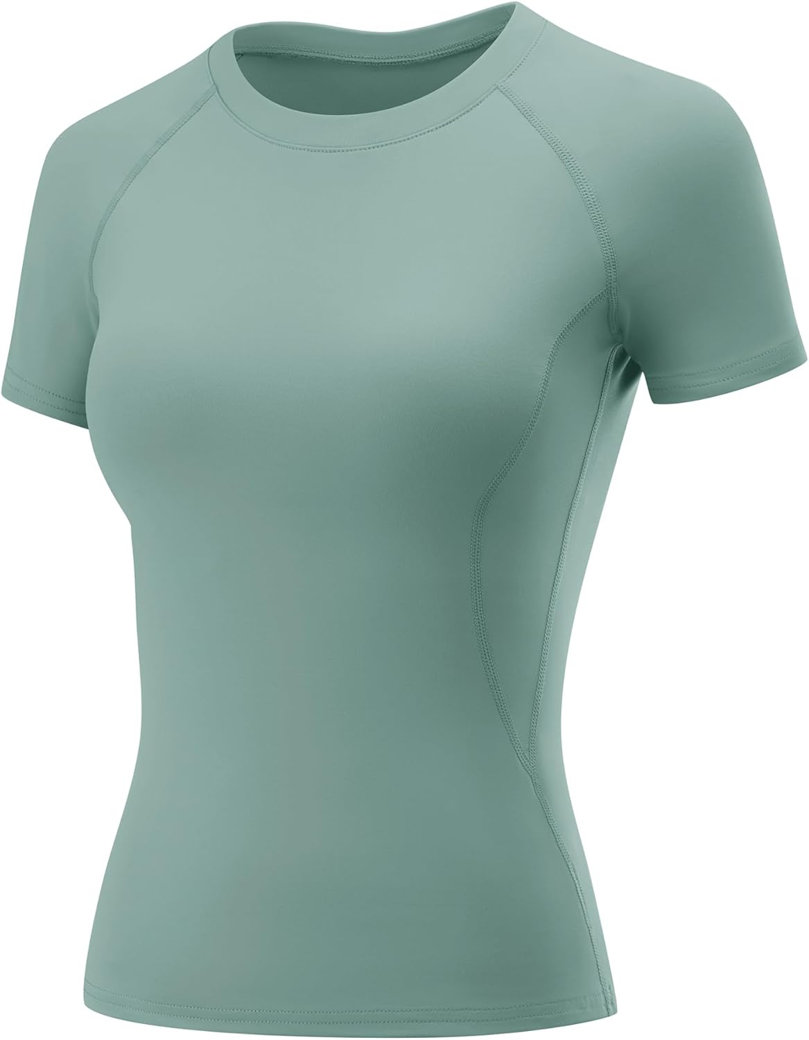 Detalle de Rapbin Women's Gym Tops: Short Sleeve Quick-Dry Training Tee