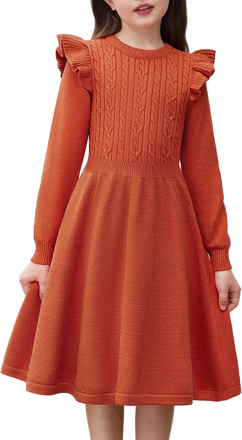 Detalle de Arshiner robe pull tricotée fille