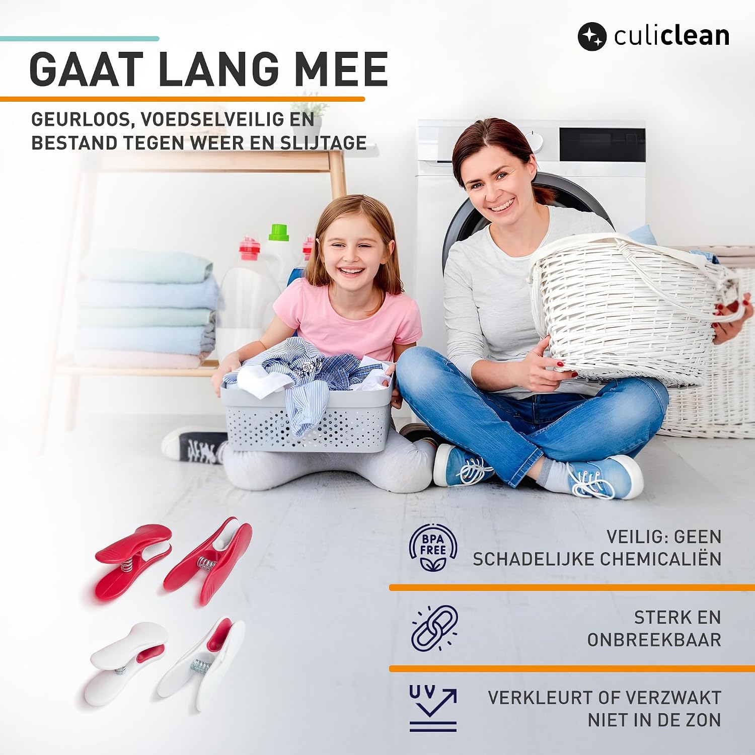 Detalle 1 de culiclean ISCHOCCWK02MC3040 Soft Clip-wasknijpers voor fijne was, 40 stuks