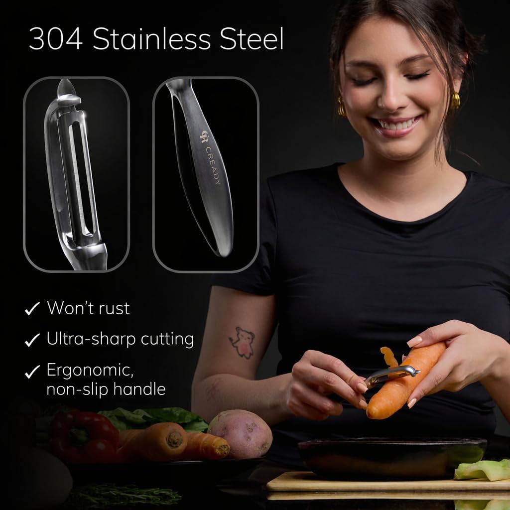 Detalle de CREADY 0001 Stainless Steel Vegetable Peeler, Style I