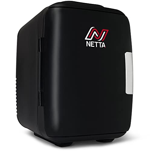Detalle de NETTA 5L Mini Fridge – Portable Cool & Warm Mini Fridge for Drinks, Snacks and Skincare