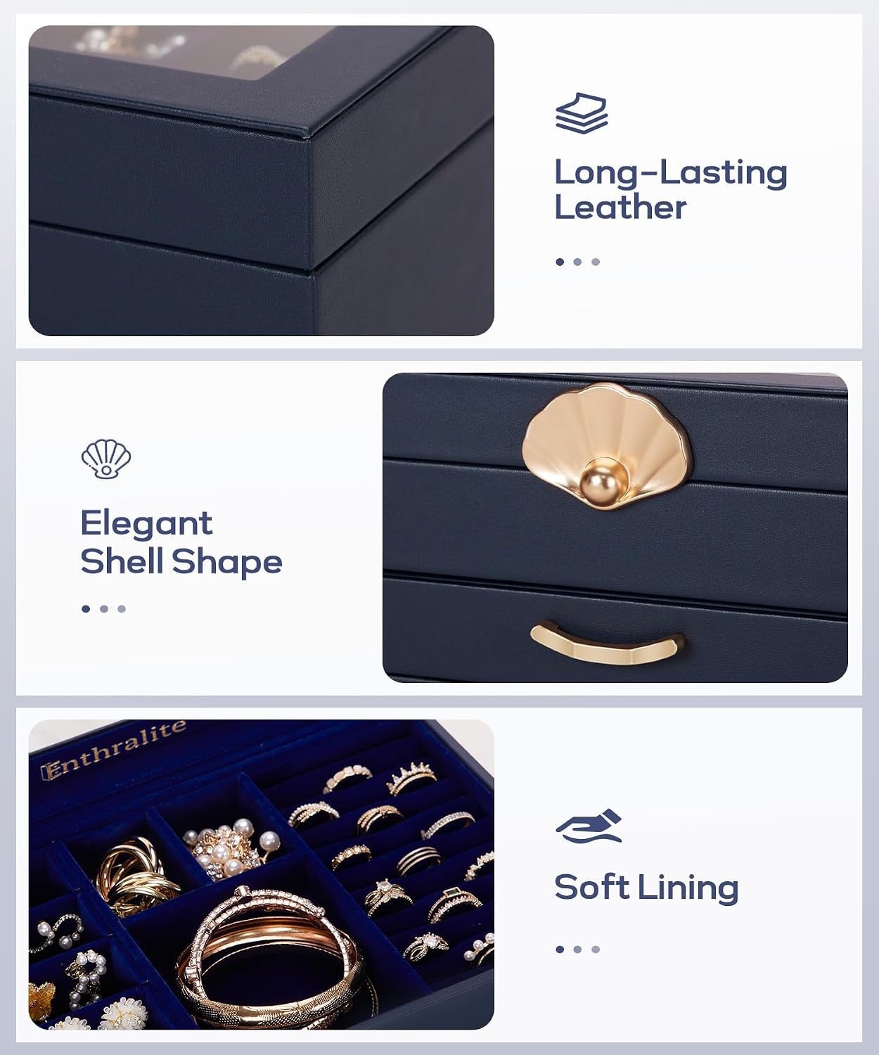 Detalle 2 de Enthralite Jewelry Box with 4 Drawers