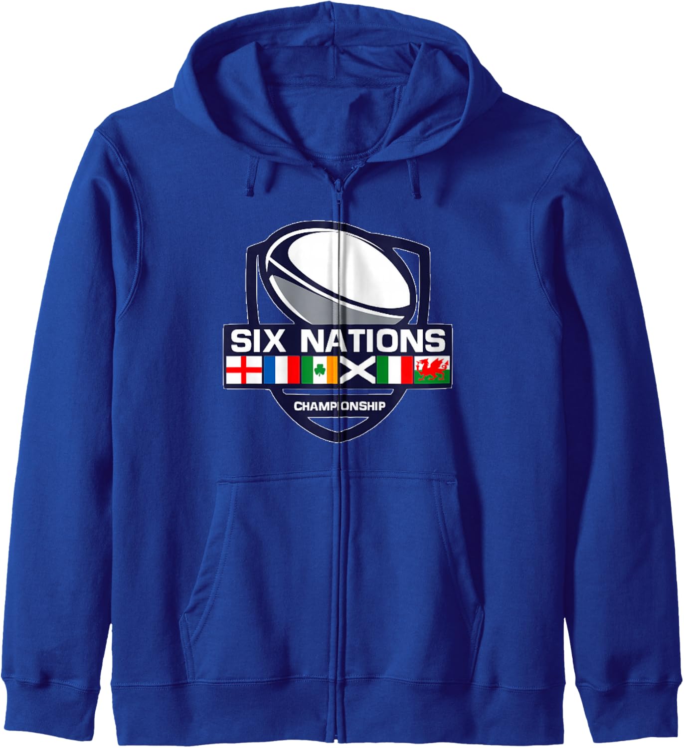 Thumbnail 3 de Sei Nazioni Rugby Felpa con Cappuccio