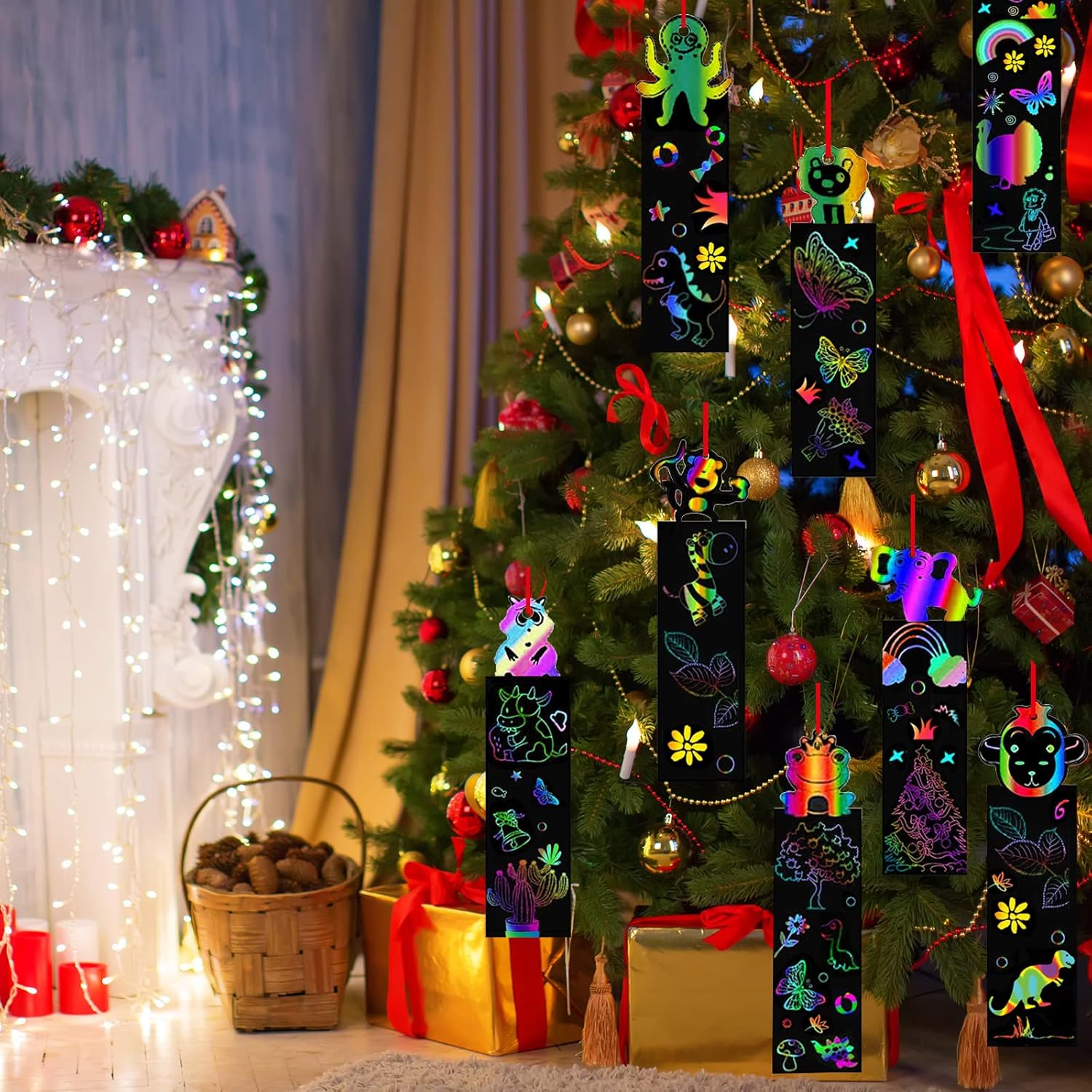 Thumbnail 3 de Scratch Art for Kids 48 pcs bookmarks