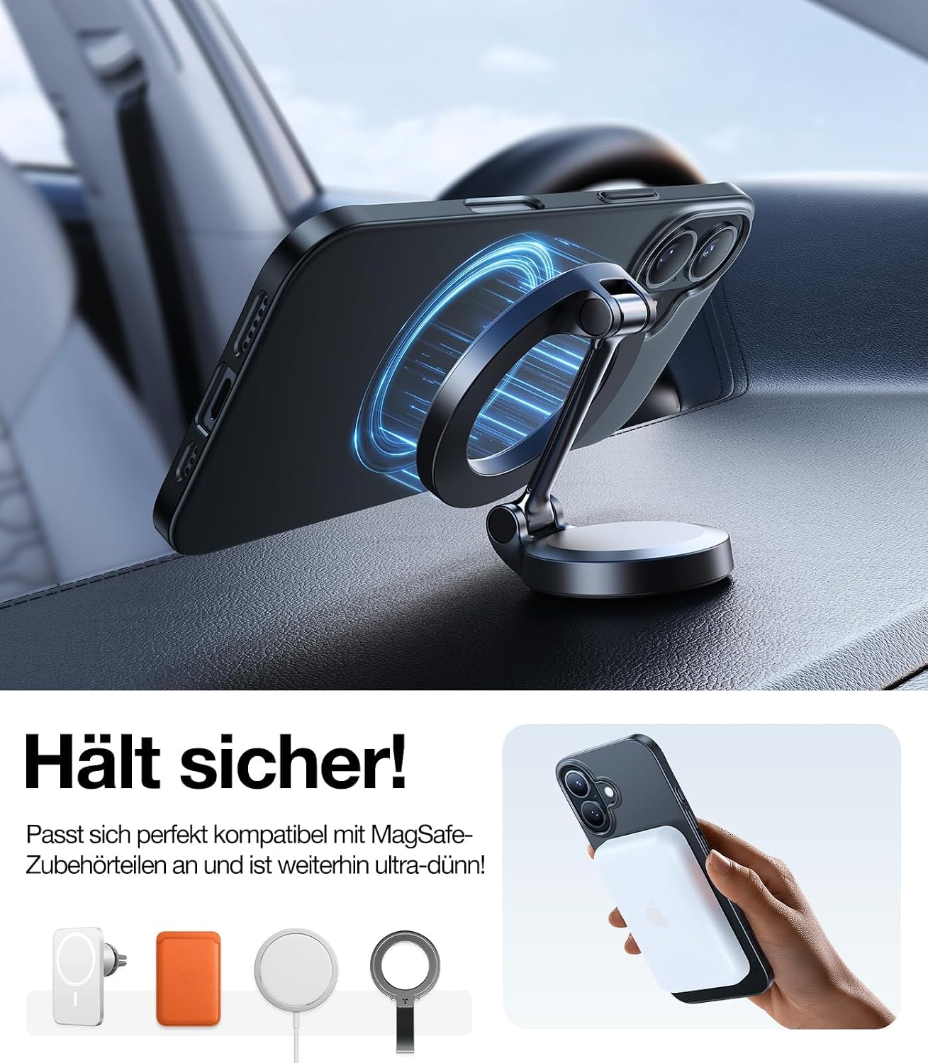 Thumbnail 3 de TORRAS iPhone 16 Hülle für MagSafe schwarz