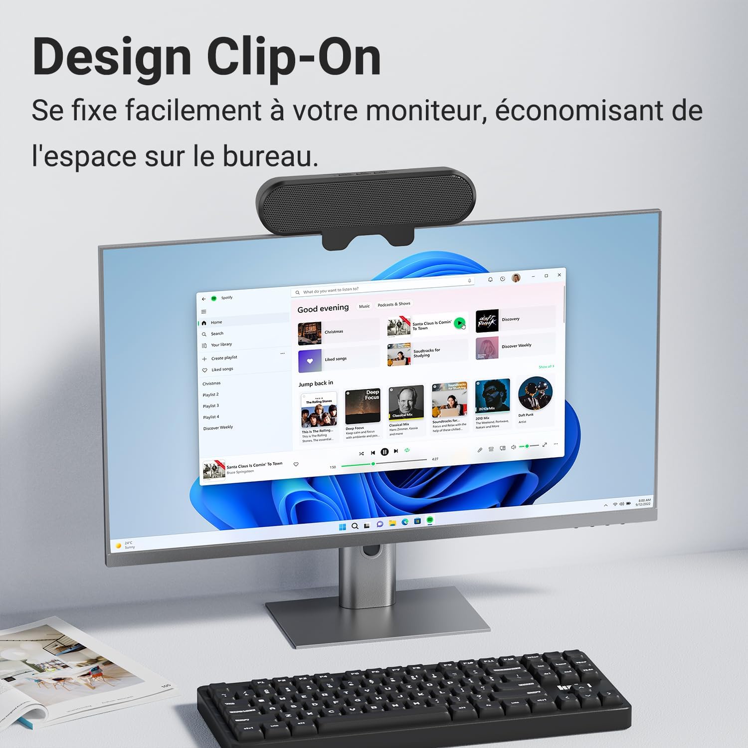 Detalle 2 de Barre de haut-parleurs USB INGA, 10 W
