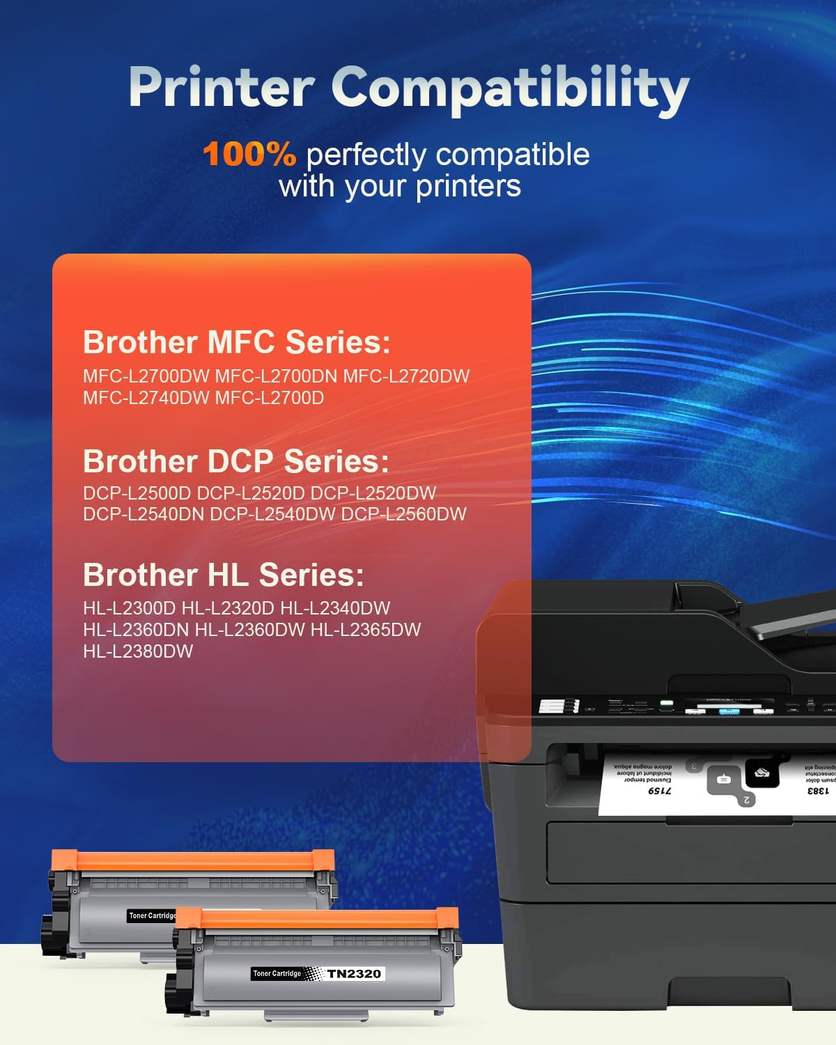 Thumbnail 1 de Brother TN2320 kompatibler Toner 2er-Pack 🖨️