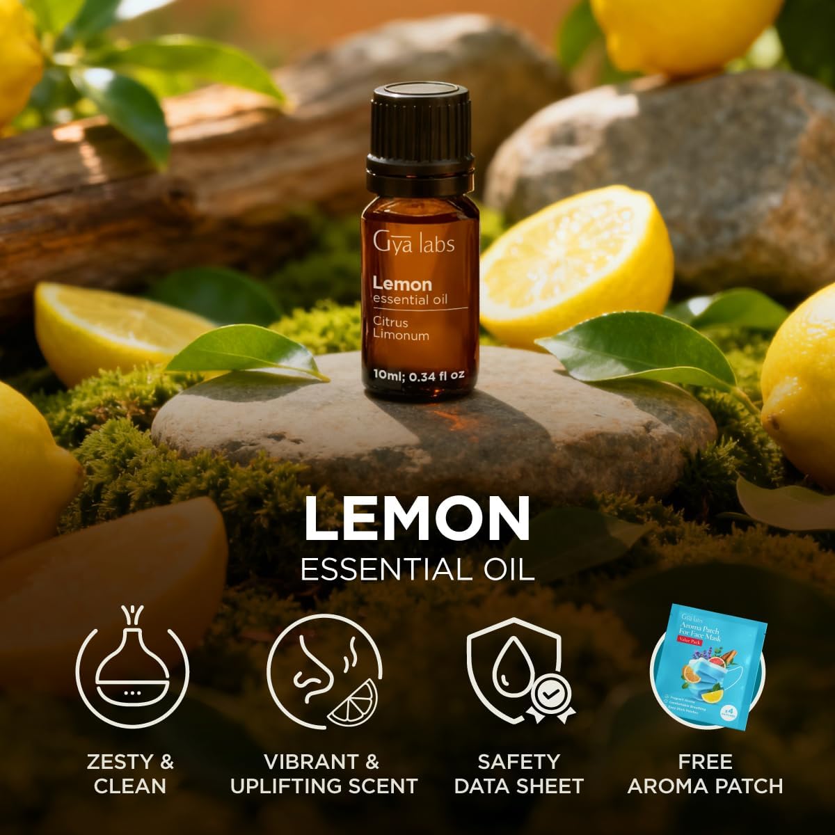 Thumbnail 5 de Gya Labs Lemon Essential Oil 0.34 Fl Oz