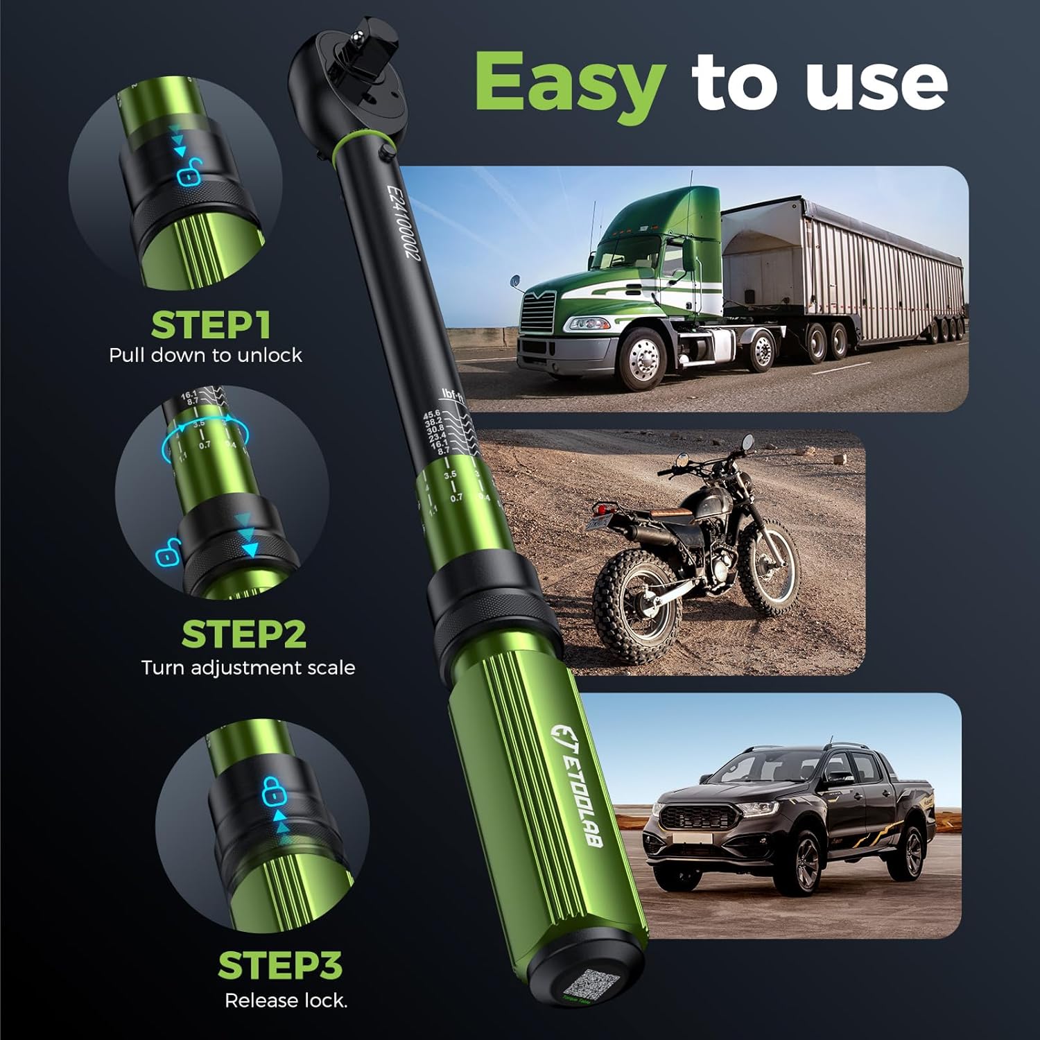 Thumbnail 6 de EToolab Torque Wrench 3/8 5-70 N·m