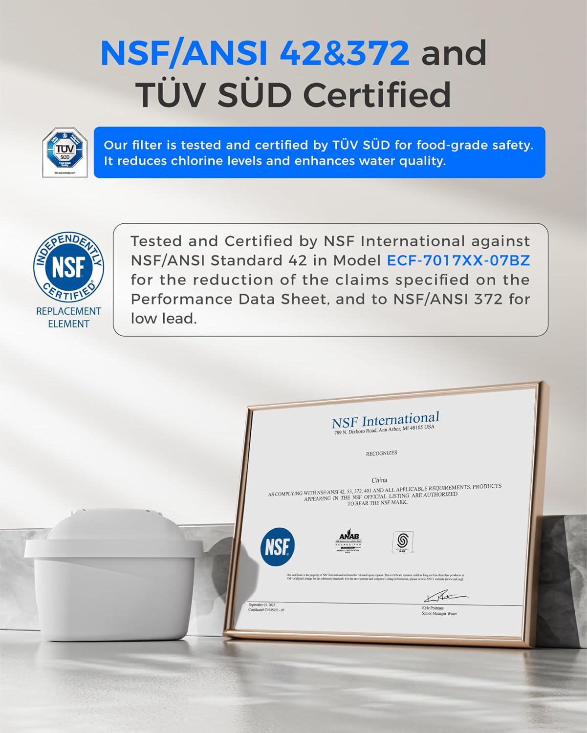 Thumbnail 5 de Waterdrop Cartouche filtre compatible Brita Maxtra+ 12