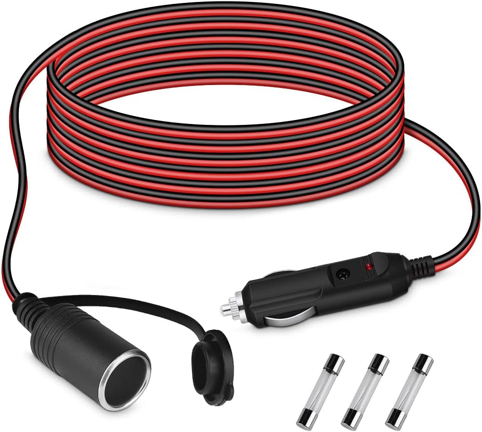 Detalle de URAQT Câble d'Extension 3M pour allume‑cigare