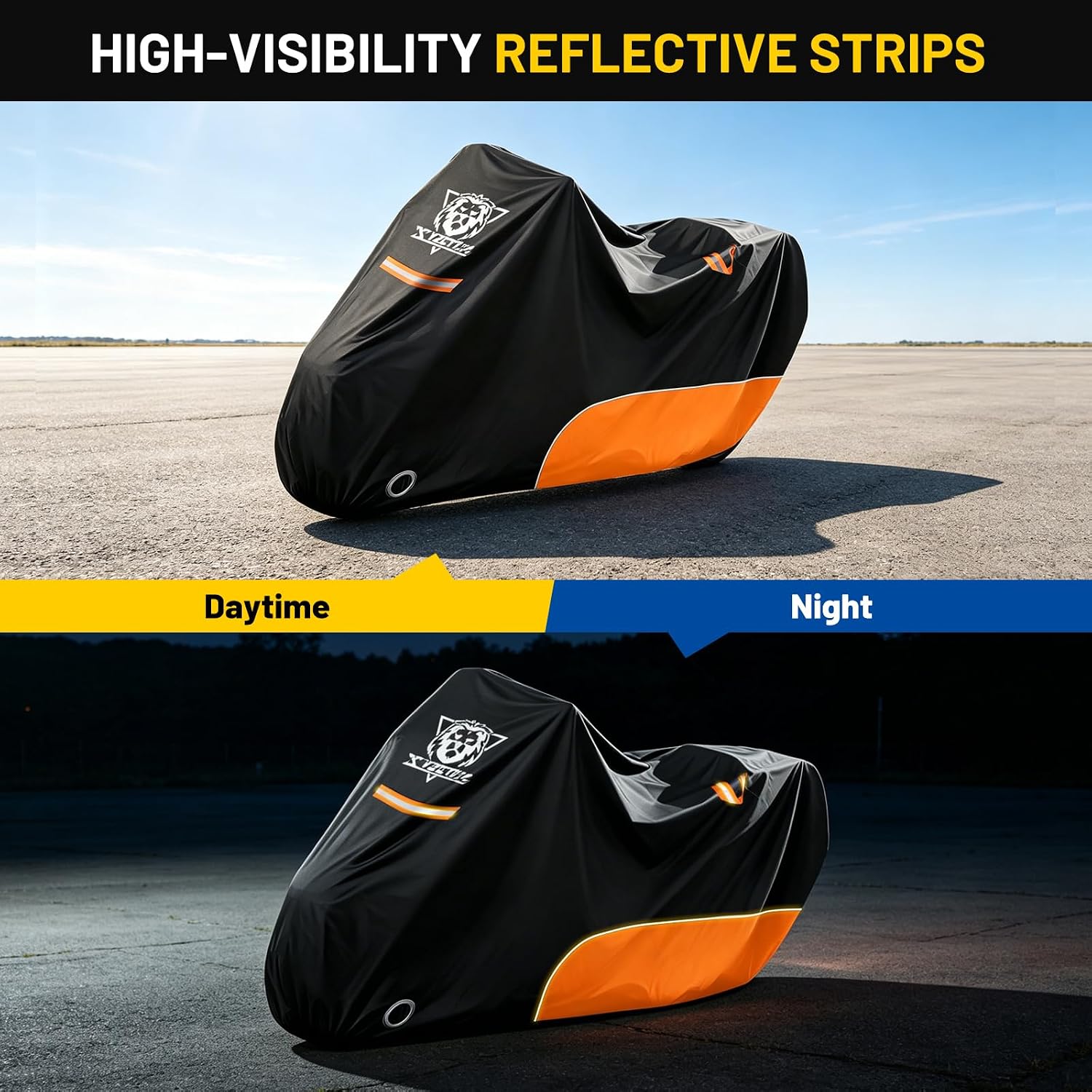 Thumbnail 3 de XYZCTEM Motorcycle Cover 116-Inch Fit