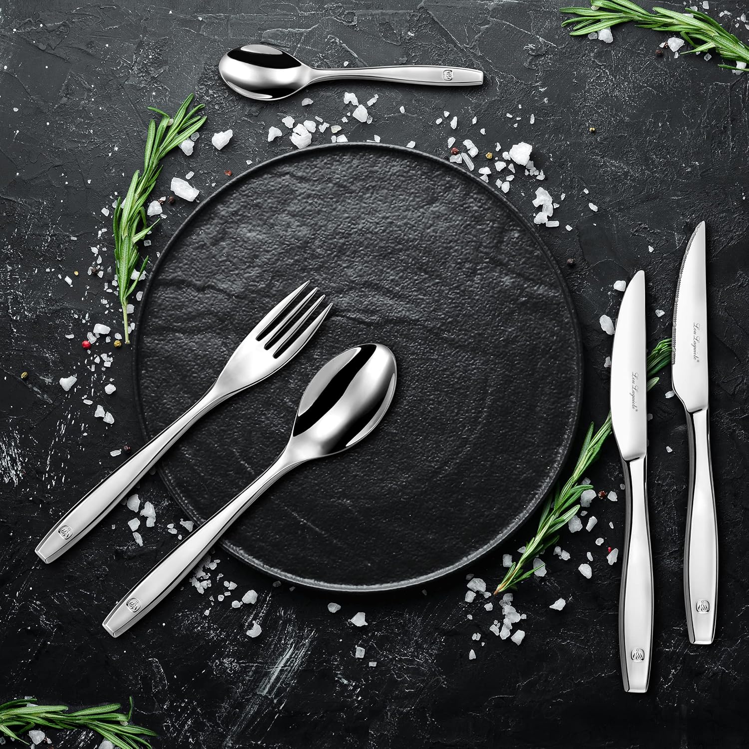 Thumbnail 3 de Lou Laguiole Cubertería de 24 Piezas, Acero Inoxidable 🍴