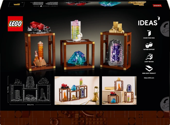 Thumbnail 5 de LEGO Ideas Mineraliensammlung 21362 – Miniaturnachbildung für dein Regal