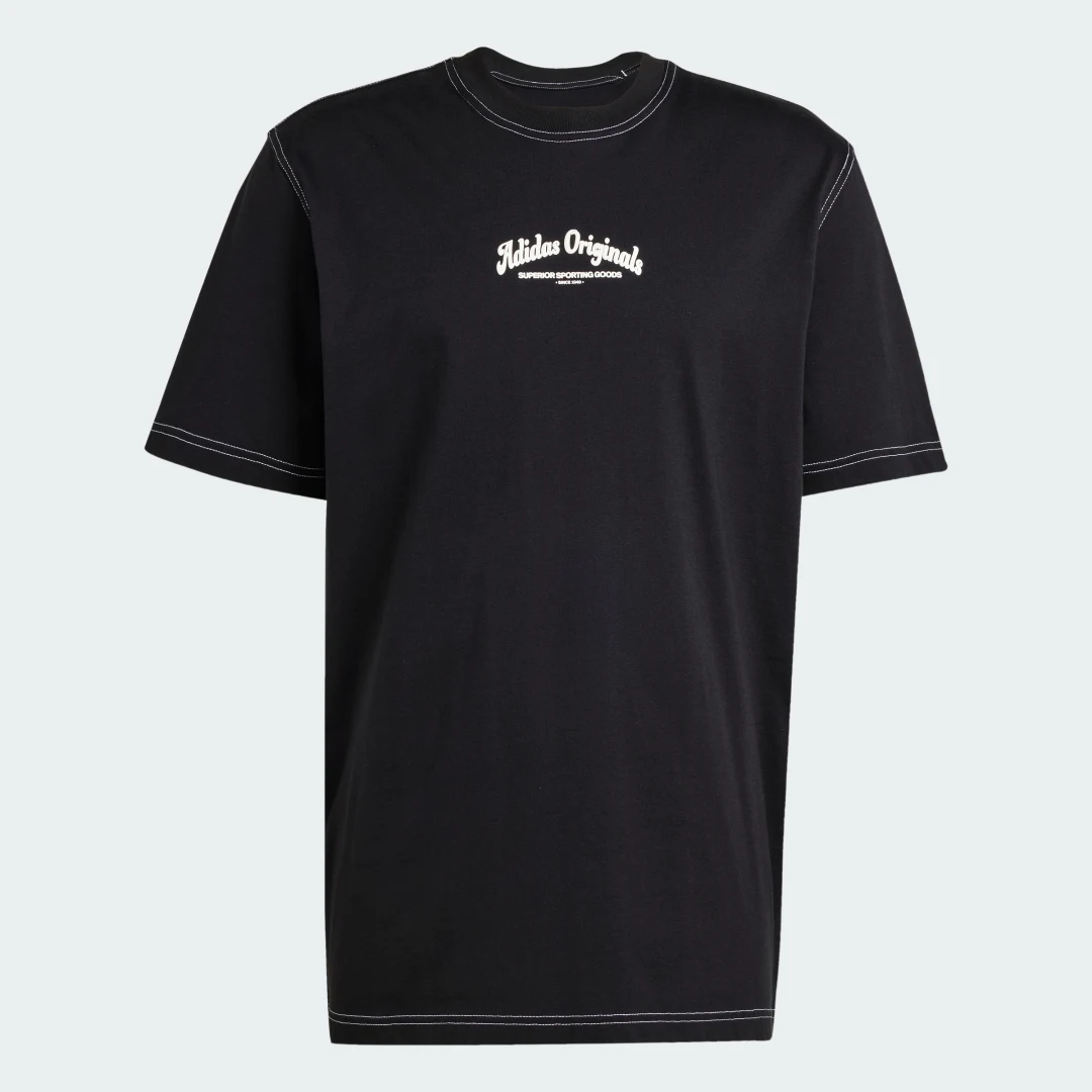 Detalle de Camiseta Wabash de Adidas, negra