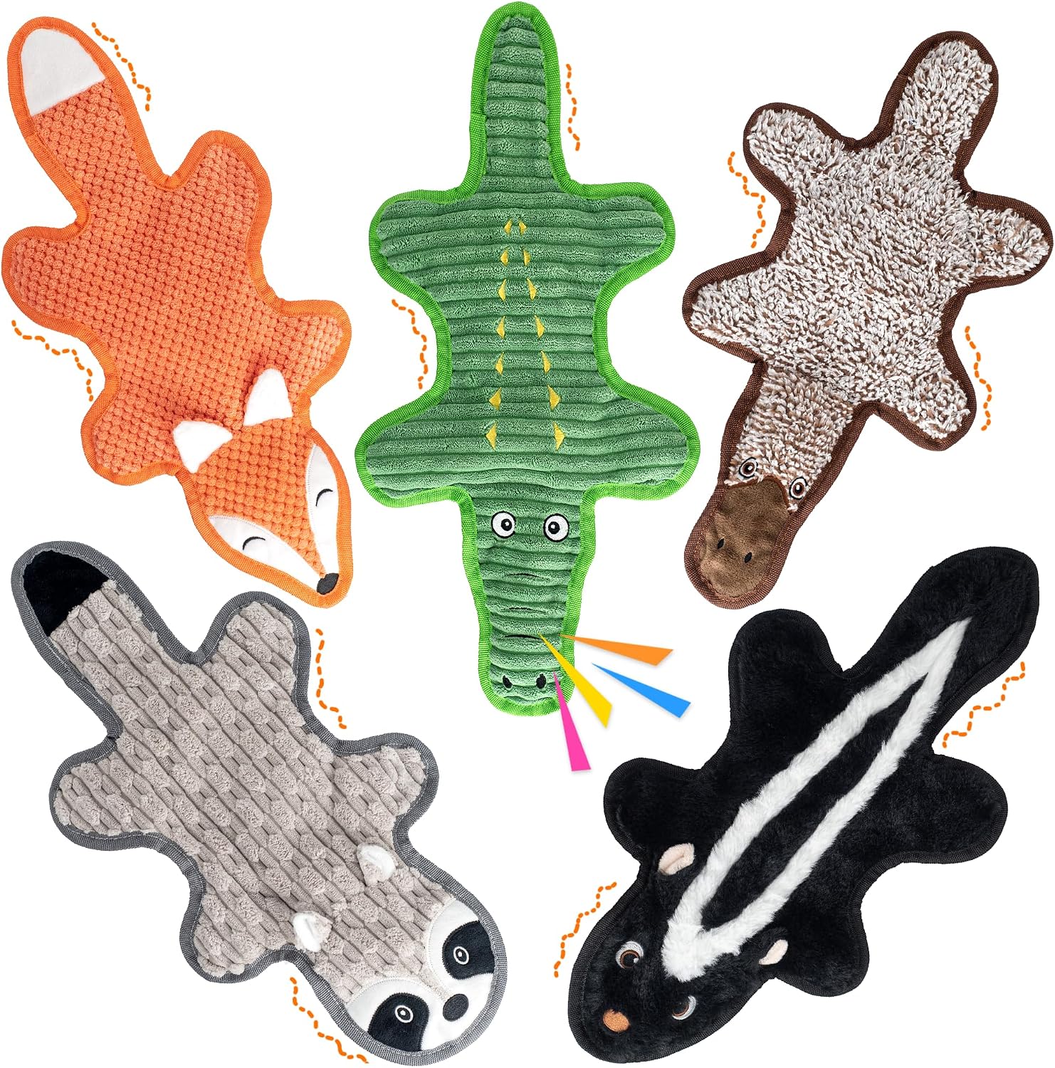 Thumbnail 6 de Duck squeaky dog toys 3 pack with crinkle