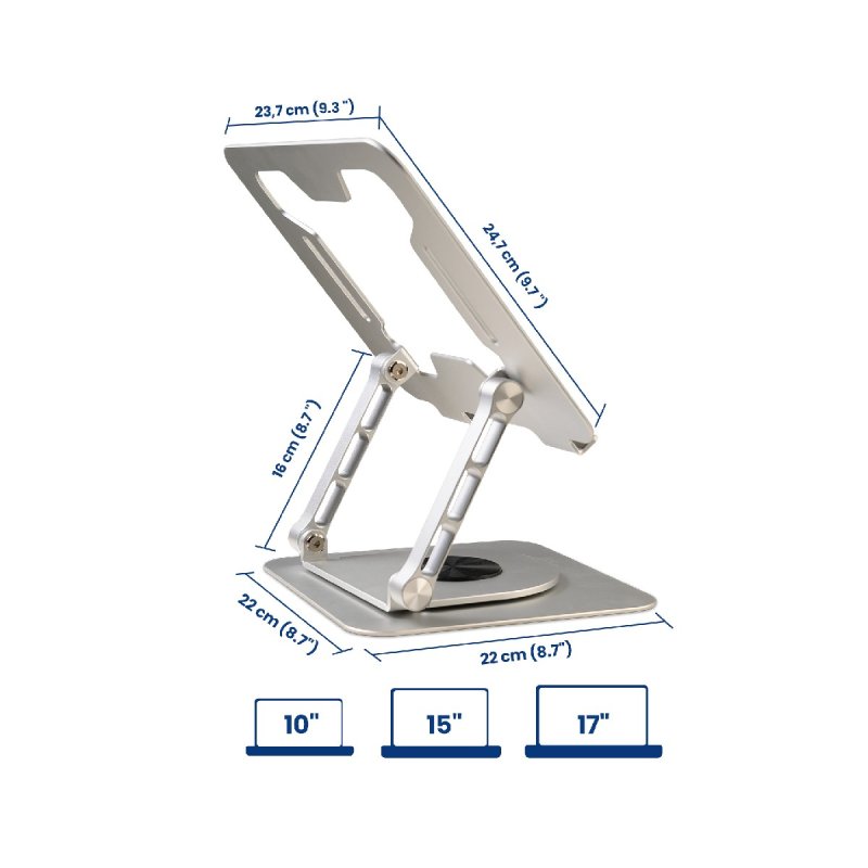 Thumbnail 1 de Ewent EW1267: soporte portátil ergonómico 360°