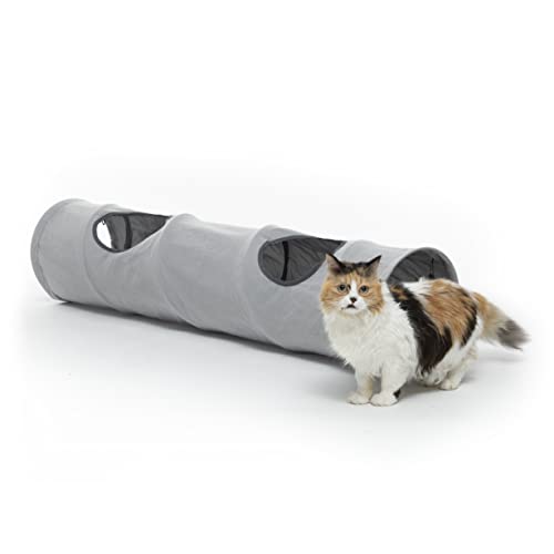 Detalle de Tunnel de jeu pliable InnovaGoods pour chats đŸ